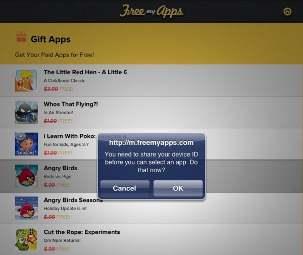 FreeMyApps поможет вам бесплатно закачать самые новые игры и телефонные приложения